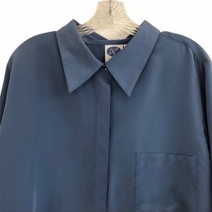 DG2 by Diane Gilman women’s button front blouse 1X
